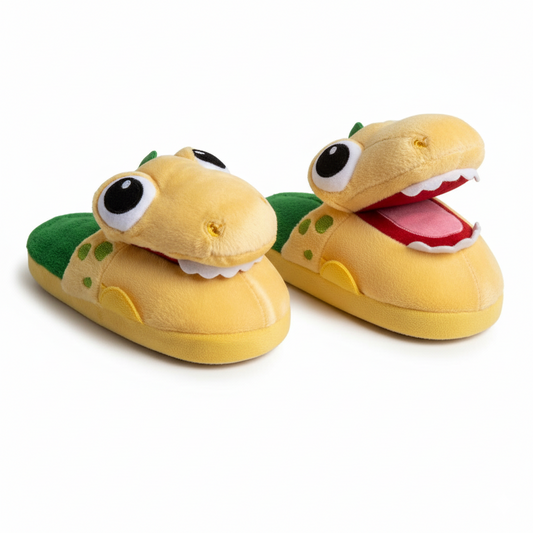Dino Pop-Up Pals – Animated Dinosaur Slippers for Kids 🦖